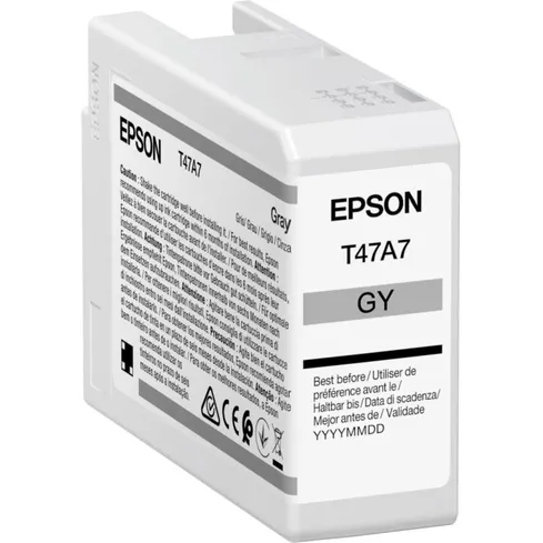 Epson T47A7 Grey Ink Cartridge - (C13T47A700)