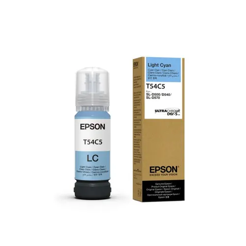Epson C13T54C520 Light Cyan Ink Bottle - (T54C5)