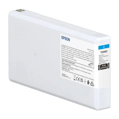 Epson T55W2 Cyan Ink Cartridge - (C13T55W200)
