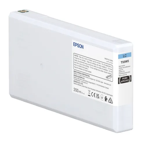 Epson T55W5 Light Cyan Ink Cartridge - (C13T55W500)