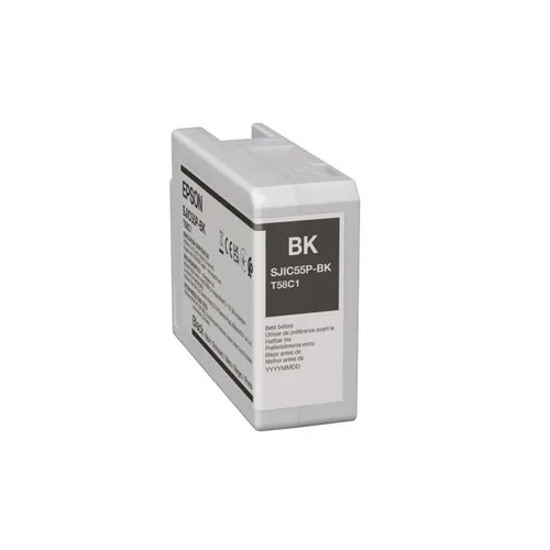 Epson C13T58C140 Black Ink Cartridge - (SJIC55(BK))
