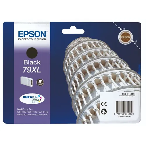 Epson 79XL High Capacity Black Ink Cartridge - (Tower of Pisa T7901)