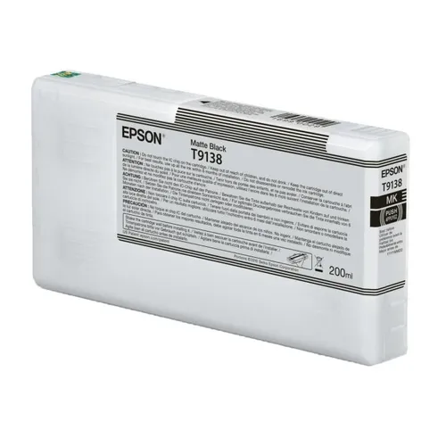 Epson T9138 Matte Black Ink Cartridge - (C13T913800)