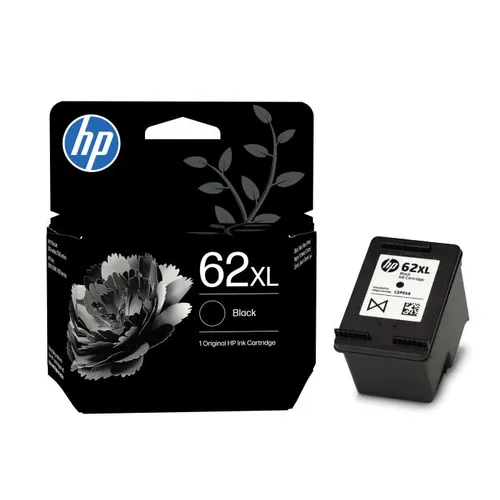 HP 62XL High Capacity Black Ink Cartridge - (C2P05AE)