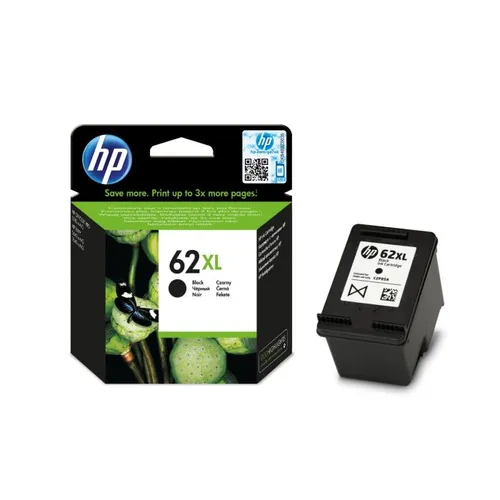 HP 62XL High Capacity Black Ink Cartridge - (C2P05AE)