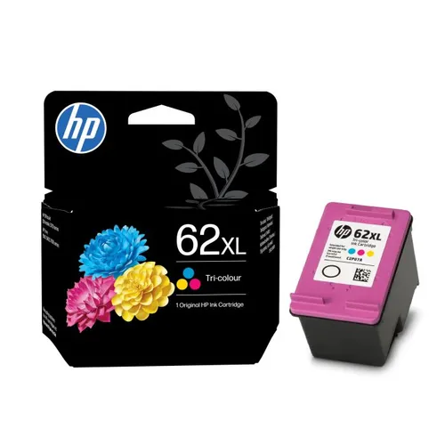 HP 62XL High Capacity Tri-Colour Ink Cartridge - (C2P07AE)
