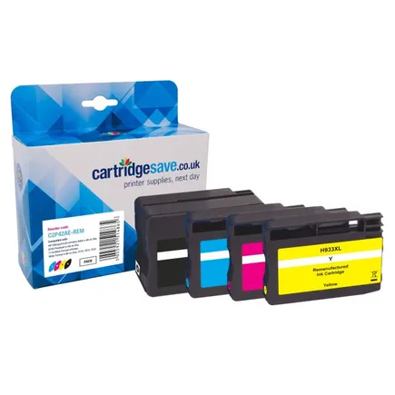 Compatible HP 932XL / HP 933XL High Capacity 4 Colour Ink Cartridge Multipack (C2P42AE)