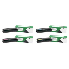 Lexmark C3220 4 Colour Return Programme Toner Cartridge Multipack