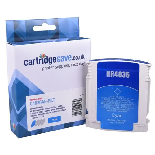 Compatible HP 11 Cyan Printer Cartridge - (C4836AE)