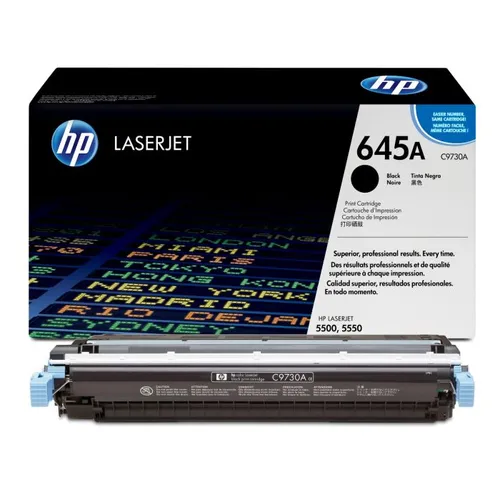 HP 645A Black Toner Cartridge - (C9730A)