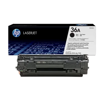 HP 36A Black Toner Cartridge - (CB436A)