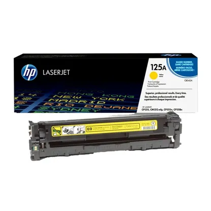 HP 125A Yellow Toner Cartridge - (CB542A)
