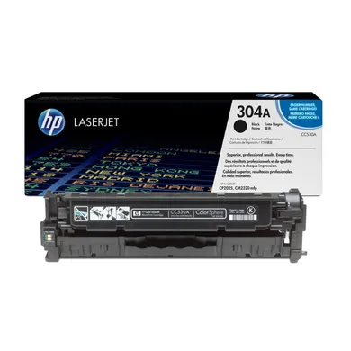 HP 304A Black Toner Cartridge - (CC530A)