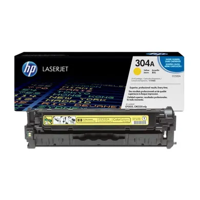 HP 304A Yellow Toner Cartridge - (CC532A)