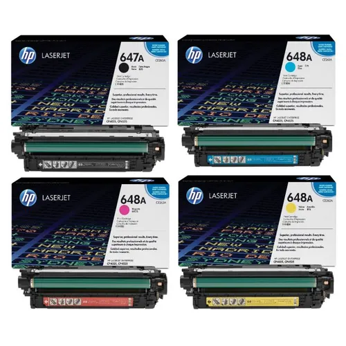 HP 647A / HP 648A 4 Colour Toner Cartridge Multipack