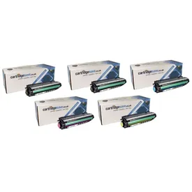 Compatible HP 650A 5 Colour Toner Cartridge Multipack