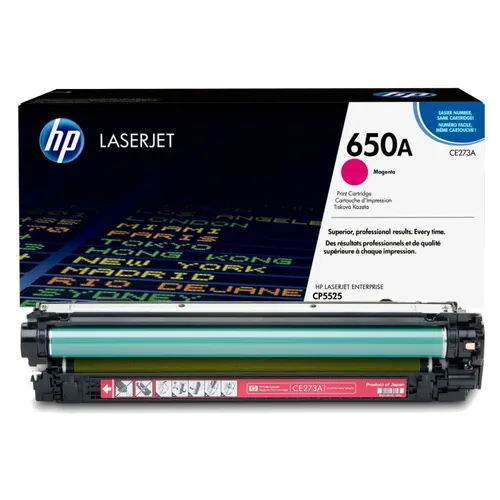 HP 650A Magenta Toner Cartridge - (CE273A)