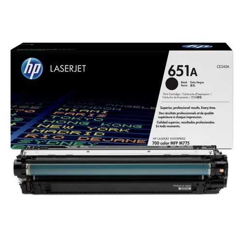 HP 651A Black Toner Cartridge - (CE340A)