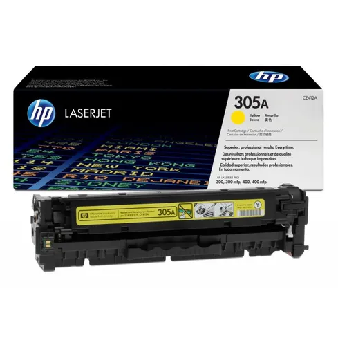 HP 305A Yellow Toner Cartridge - (CE412A)