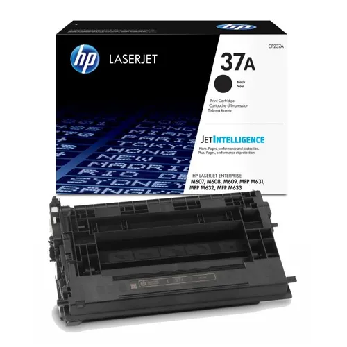 HP 37A Black Toner Cartridge - (CF237A)