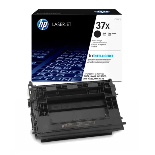 HP 37X High Capacity Black Toner Cartridge - (CF237X)