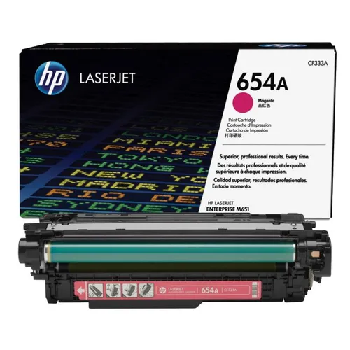 HP 654A Magenta Toner Cartridge - (CF333A)