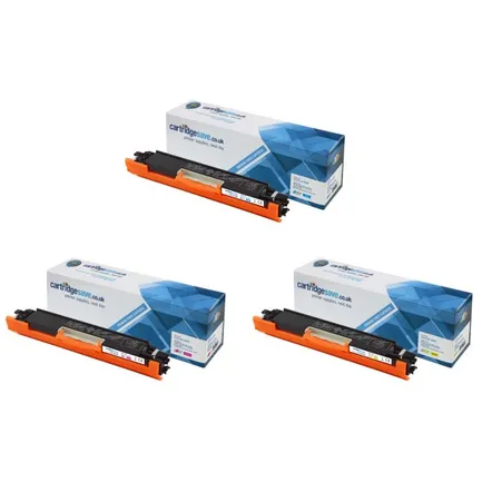 Compatible HP 126A 3 Colour Toner Cartridge Multipack - (CF341A)