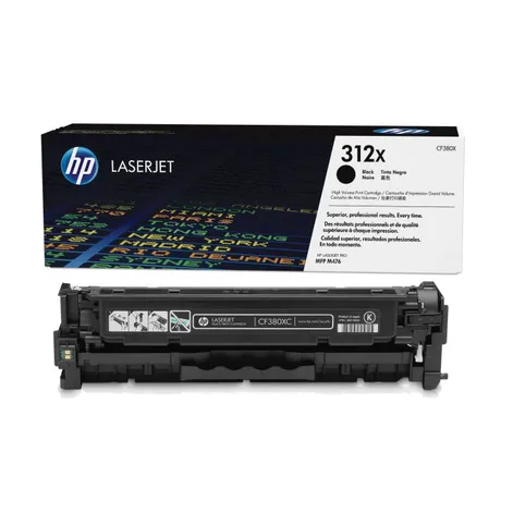 HP 312X High Capacity Black Toner Cartridge - (CF380X)
