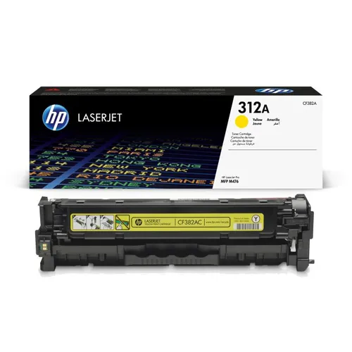 HP 312A Yellow Toner Cartridge - (CF382A)
