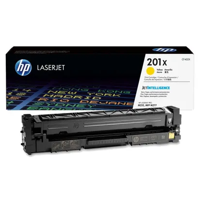HP 201X High Capacity Yellow Toner Cartridge - (CF402X)