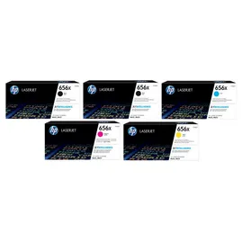 HP 656X High Capacity 5 Colour Toner Cartridge Multipack