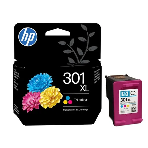 HP 301XL High Capacity Tri-Colour Ink Cartridge - (CH564EE)