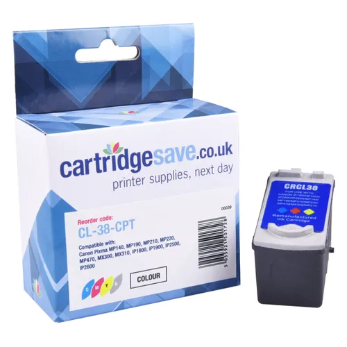 Compatible Canon CL-38 Light User Tri-Colour Printer Cartridge