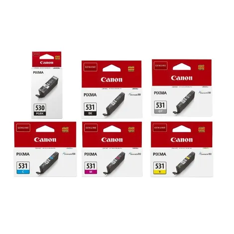 Canon CLI-531 6 Colour Ink Cartridge Multipack