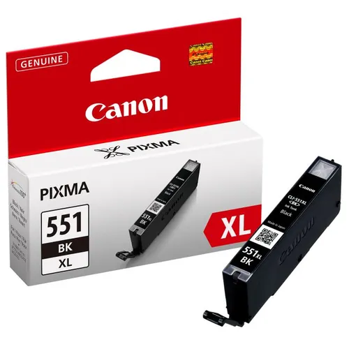 Canon CLI-551BKXL High Capacity Black Ink Cartridge - (6443B001)