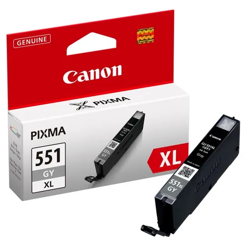 Canon CLI-551GYXL High Capacity Grey Ink Cartridge - (6447B001)