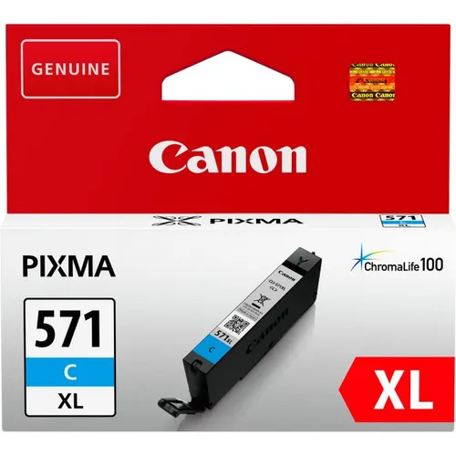 Canon CLI-571CXL High Capacity Cyan Ink Cartridge - (0332C001)