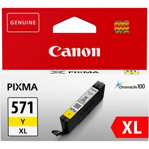 Canon CLI-571YXL High Capacity Yellow Ink Cartridge - (0334C001)