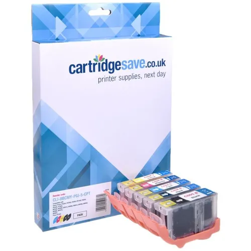 Compatible Canon PGI-5 / CLI-8 Black Ink Cartridge Multipack