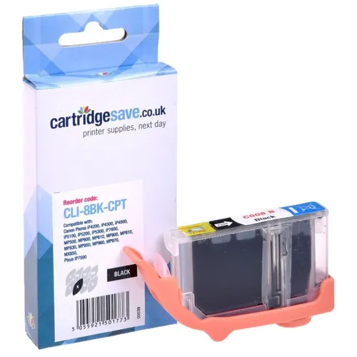Compatible Canon CLI-8BK Black Printer Cartridge - (0620B001)