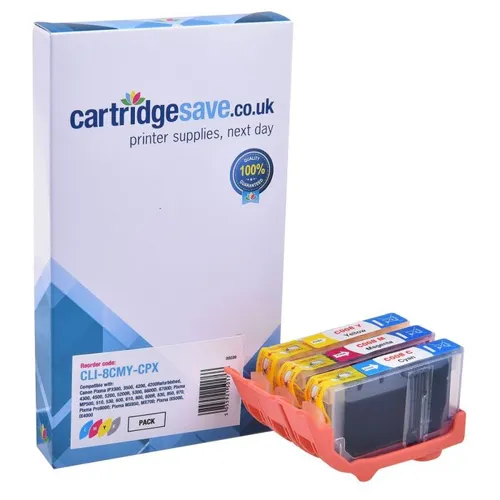 Compatible Canon CLI-8CMY 3 Colour Ink Cartridge Multipack - (0621B026)