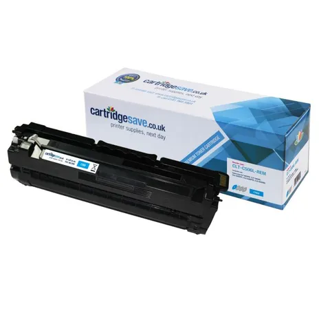 Compatible Samsung CLT-C506L High Capacity Cyan Toner Cartridge (CLT-C506L/ELS)