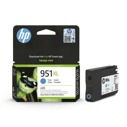 HP 951XL High Capacity Cyan Ink Cartridge - (CN046AE)