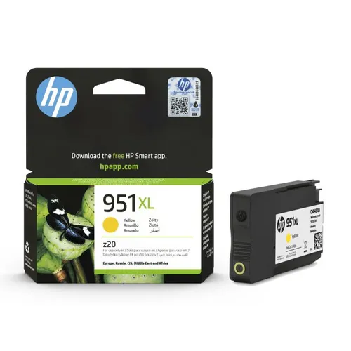 HP 951XL High Capacity Yellow Ink Cartridge - (CN048AE)