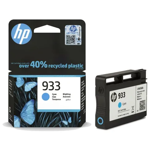 HP 933 Cyan Ink Cartridge - (CN058AE)