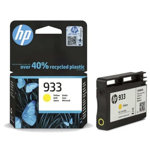 HP 933 Yellow Ink Cartridge - (CN060AE)