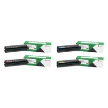 Lexmark 20N2X 4 Colour Return Program Extra High Yield Toner Cartridge Multipack