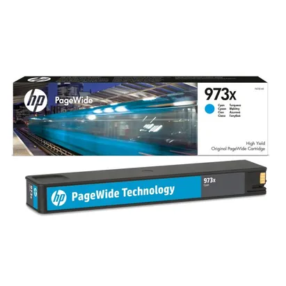 HP 973X High Capacity Cyan Ink Cartridge - (F6T81AE)