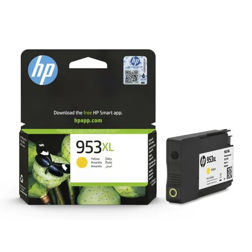 HP 953XL High Capacity Yellow Ink Cartridge - (F6U18AE)