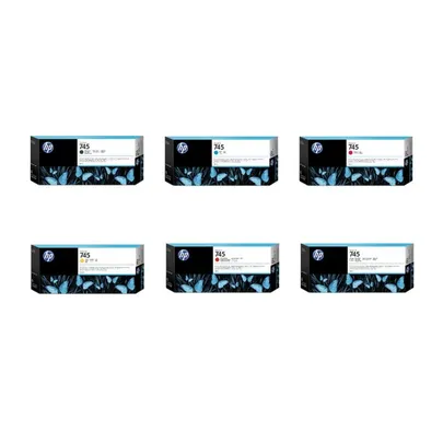 HP F9K0 6 Colour High Capacity Ink Cartridge Multipack - (745)